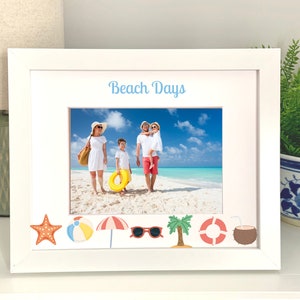 Strand Bilderrahmen | Personalisierter Bilderrahmen 5x7