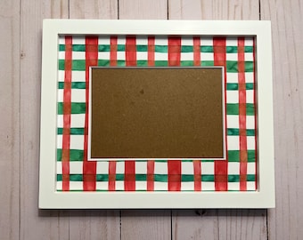 Christmas gift picture frame | Christmas Ornament Frame for 5x7 Photo