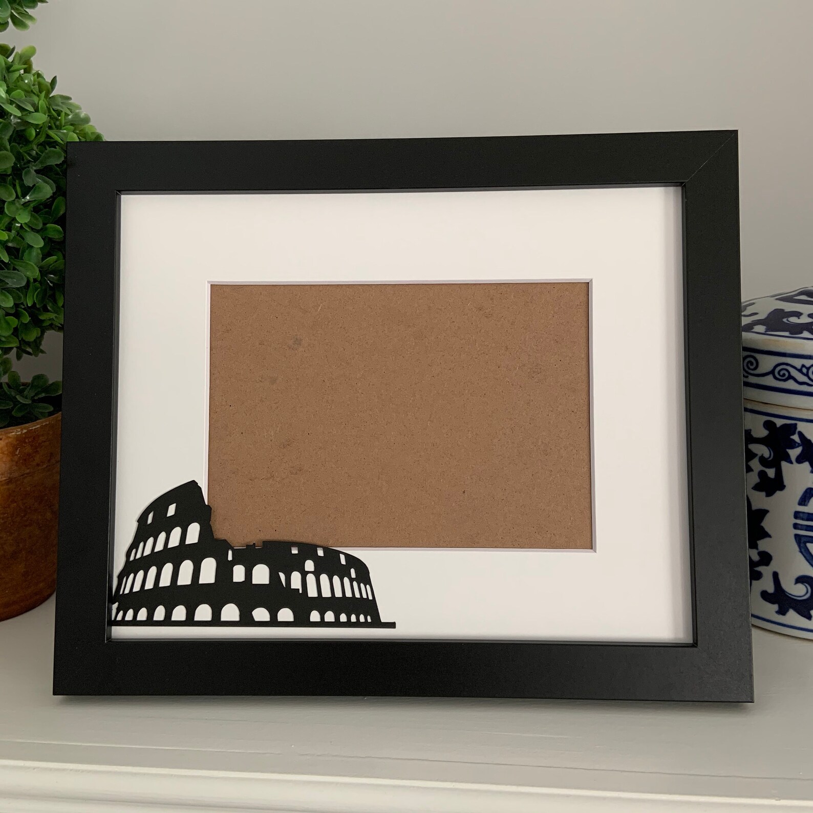 Colosseum Picture Frame Rome Italy Personalized Picture Etsy India