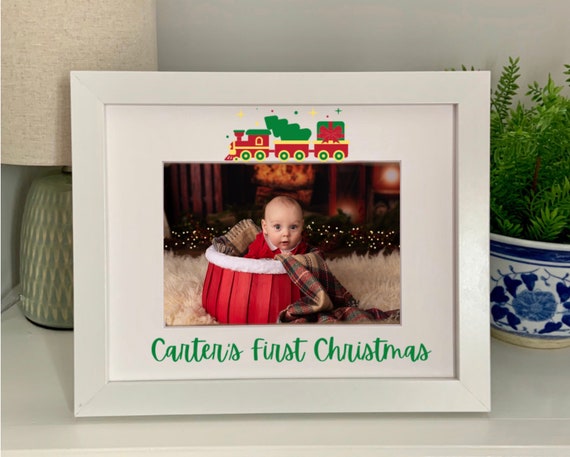 My First Christmas Personalized Picture Frame - 5x7 Wall