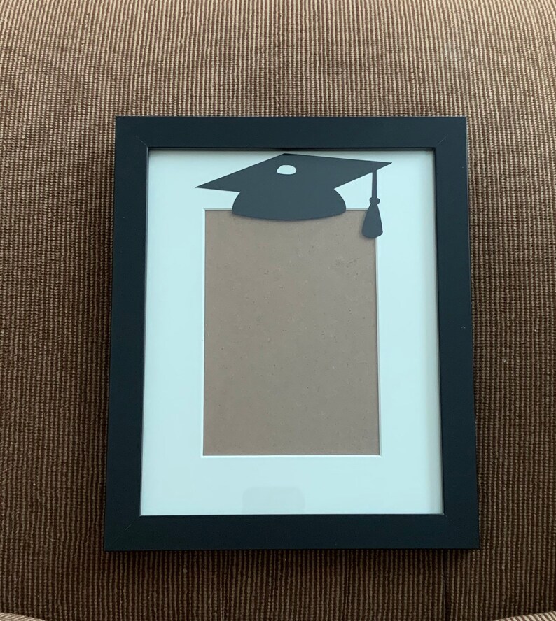 Graduation picture frame with Cap Personalized Picture Frame Etsy