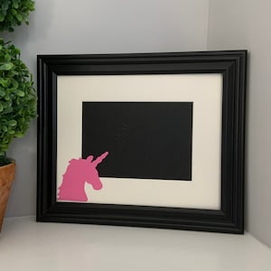 Unicorn Picture Frame | Personalized Picture Frame 5x7
