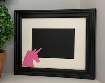 Unicorn Picture Frame | Personalized Picture Frame 5x7