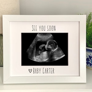 妊娠発表フォトフレーム | 超音波フォトフレーム | パーソナライズされたフォトフレーム 5x7