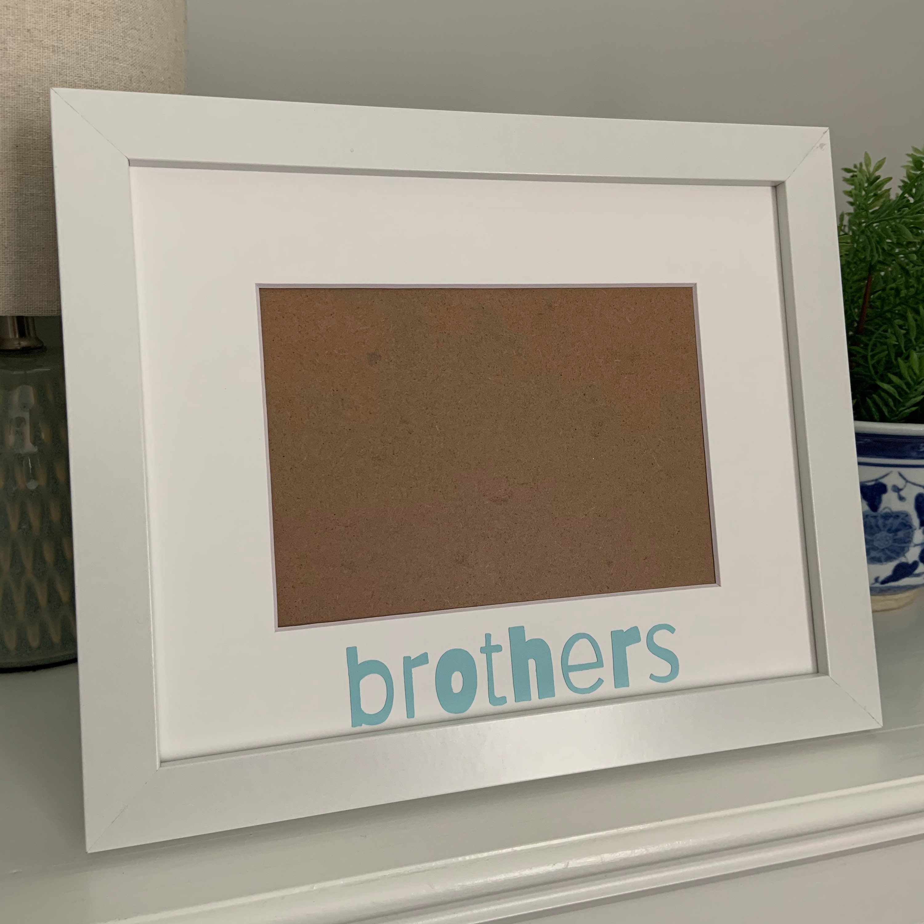 Brothers Picture Frame Personalized Picture Frame 5x7 Etsy