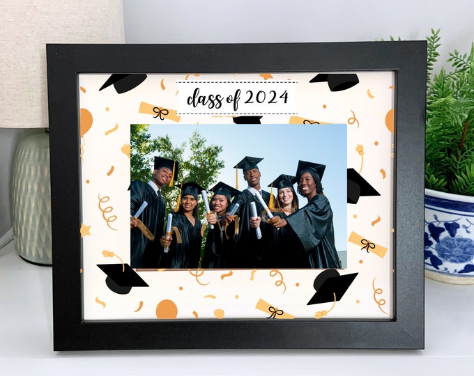 Graduation picture frame | Personalized Picture Frame 5x7 | High School Graduation Gift