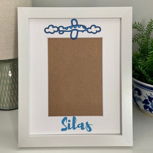 Airplane Picture Frame | Born to Fly| Personalized Picture Frame 5x7