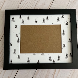 Christmas picture frame | Christmas Tree Frame for 5x7 Photo