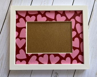 Heart Picture Frame | Valentine's Day Frame | Gift for Girlfriend, Boyfriend, Husband, Wife