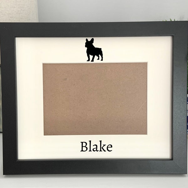 French Bulldog Picture Frame | Personalized Picture Frame 5x7 | Dog Picture Frame | Any Dog Breed