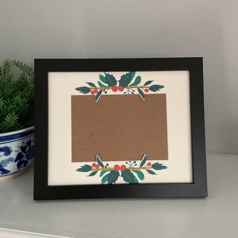 Christmas Picture Frame Personalized Picture Frame 5x7 Etsy