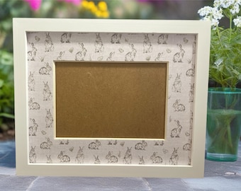 Easter Bunny Picture Frame | Personalized Picture Frame 5x7