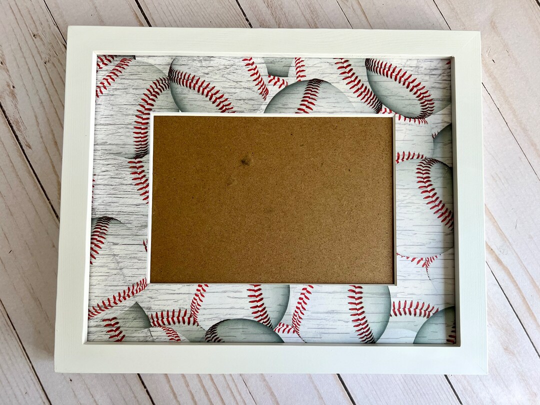 Baseball Picture Frame Personalized Picture Frame 5x7 Etsy