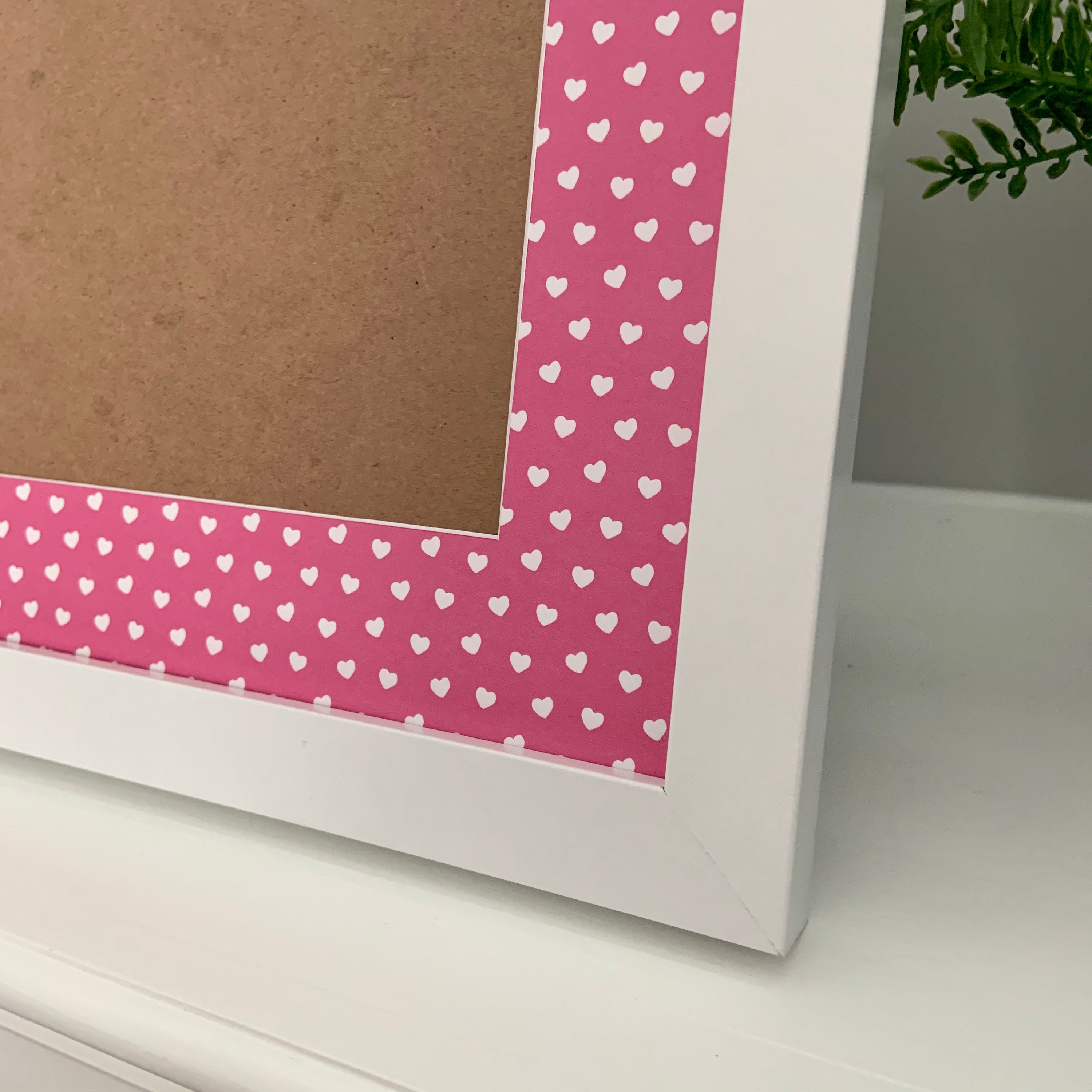 Pink Hearts Picture Frame Personalized Picture Frame 5x7 Etsy