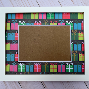 Christmas gift picture frame | Christmas Tree Frame for 5x7 Photo