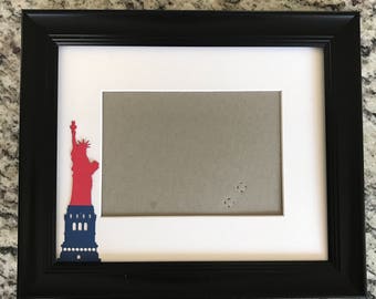 Statue of Liberty Picture Frame | New York City Personalized Picture Frame 5x7