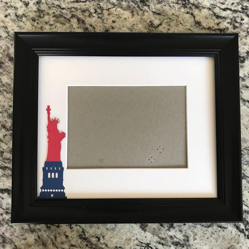 Statue of Liberty Picture Frame New York City Personalized Etsy UK
