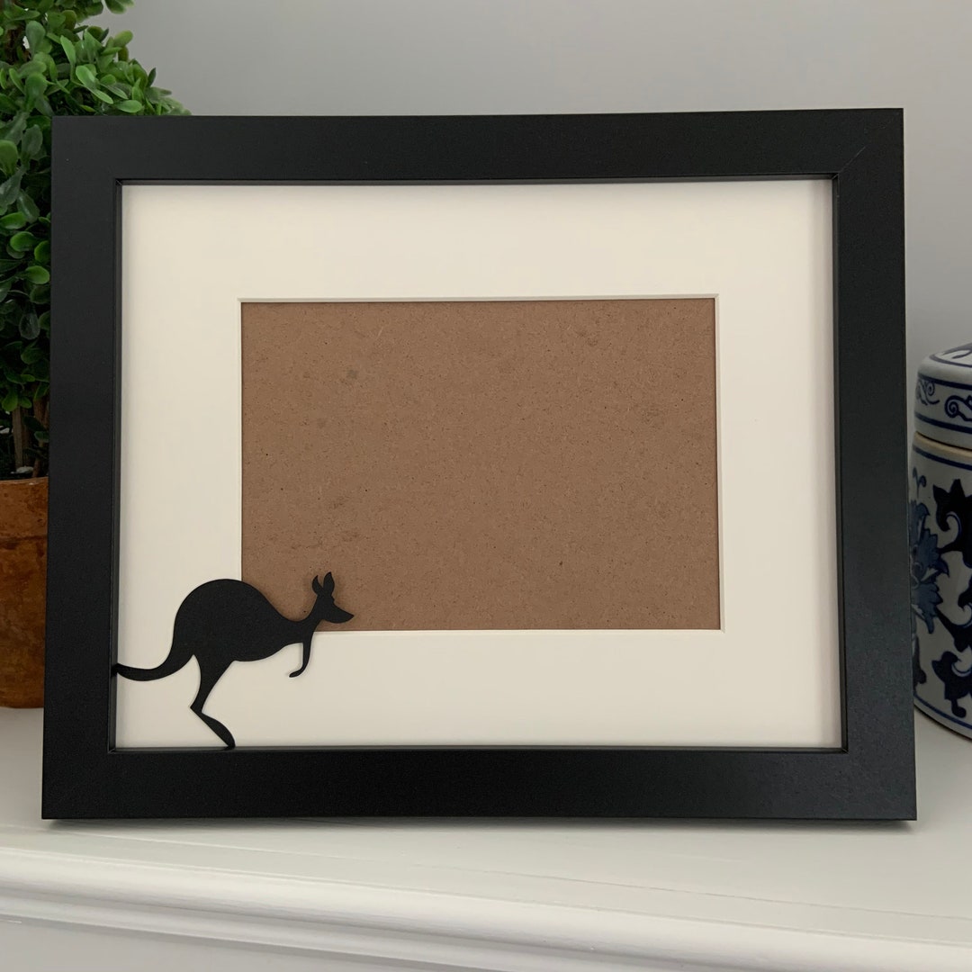 Australia Picture Frame Personalized Picture Frame 5x7 Kangaroo