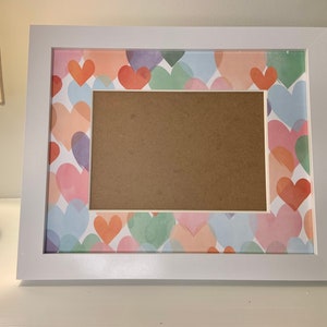 Heart Picture Frame | Valentine's Day Frame | Gift for Girlfriend, Boyfriend, Husband, Wife