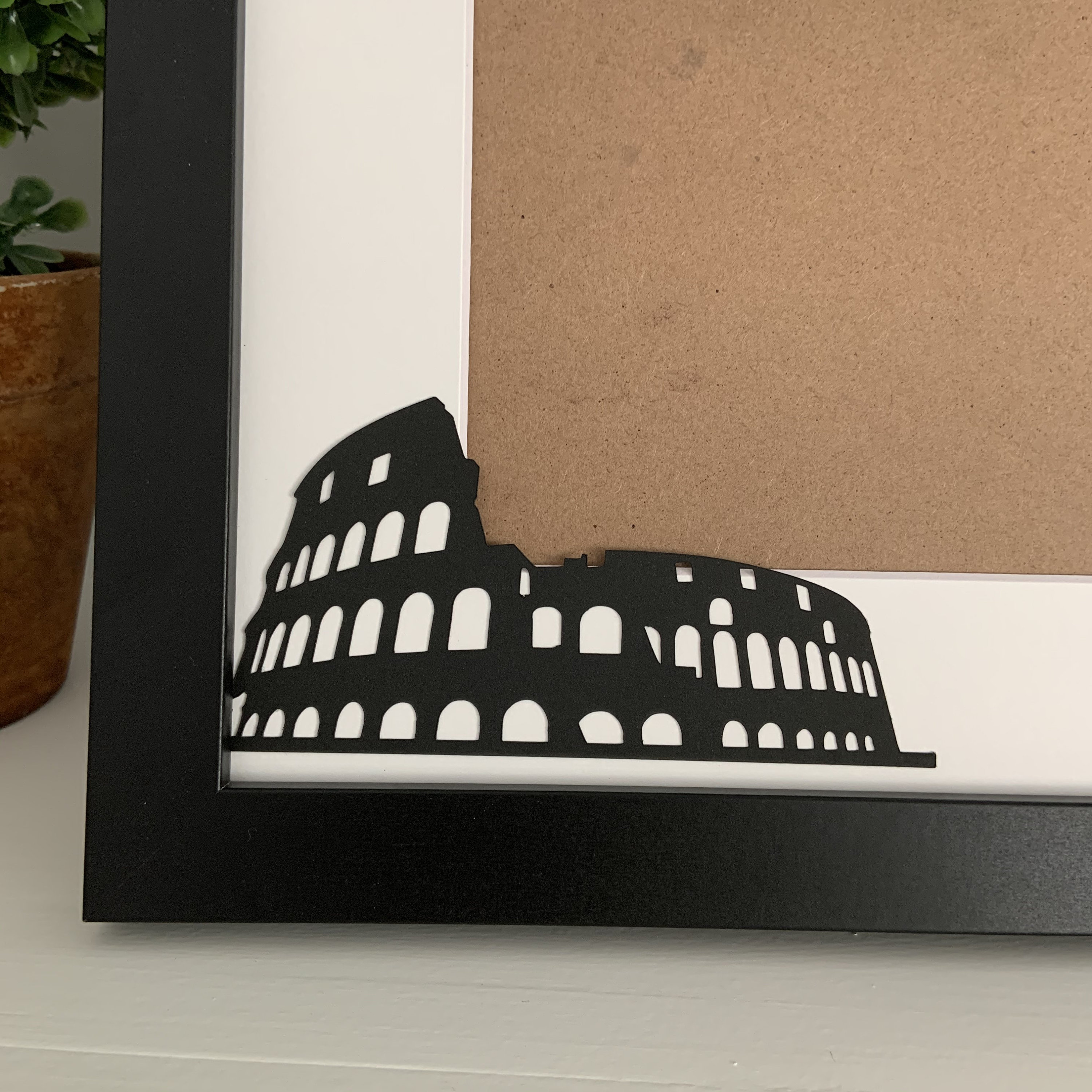 Colosseum Picture Frame Rome Italy Personalized Picture Etsy India