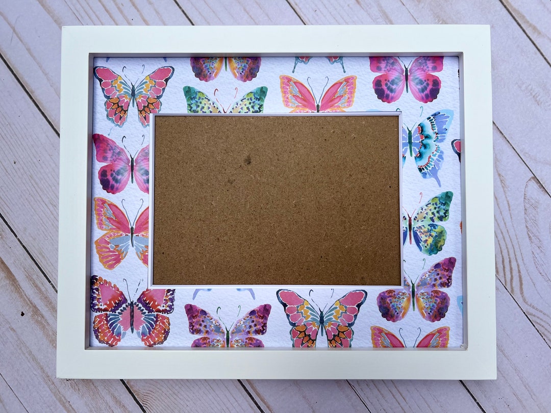 Butterfly Picture Frame | Personalized Picture Frame 5x7 - Etsy