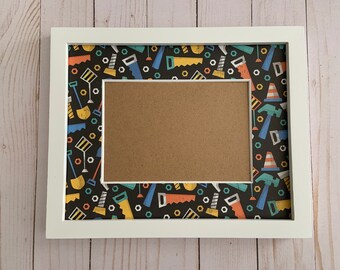 Construction Picture Frame | Personalized Picture Frame 5x7