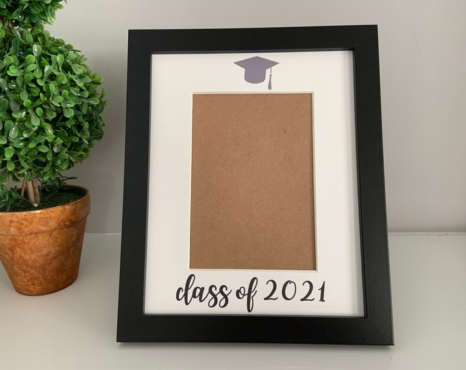 Graduation picture frame | Personalized Picture Frame 5x7 | High School Graduation Gift