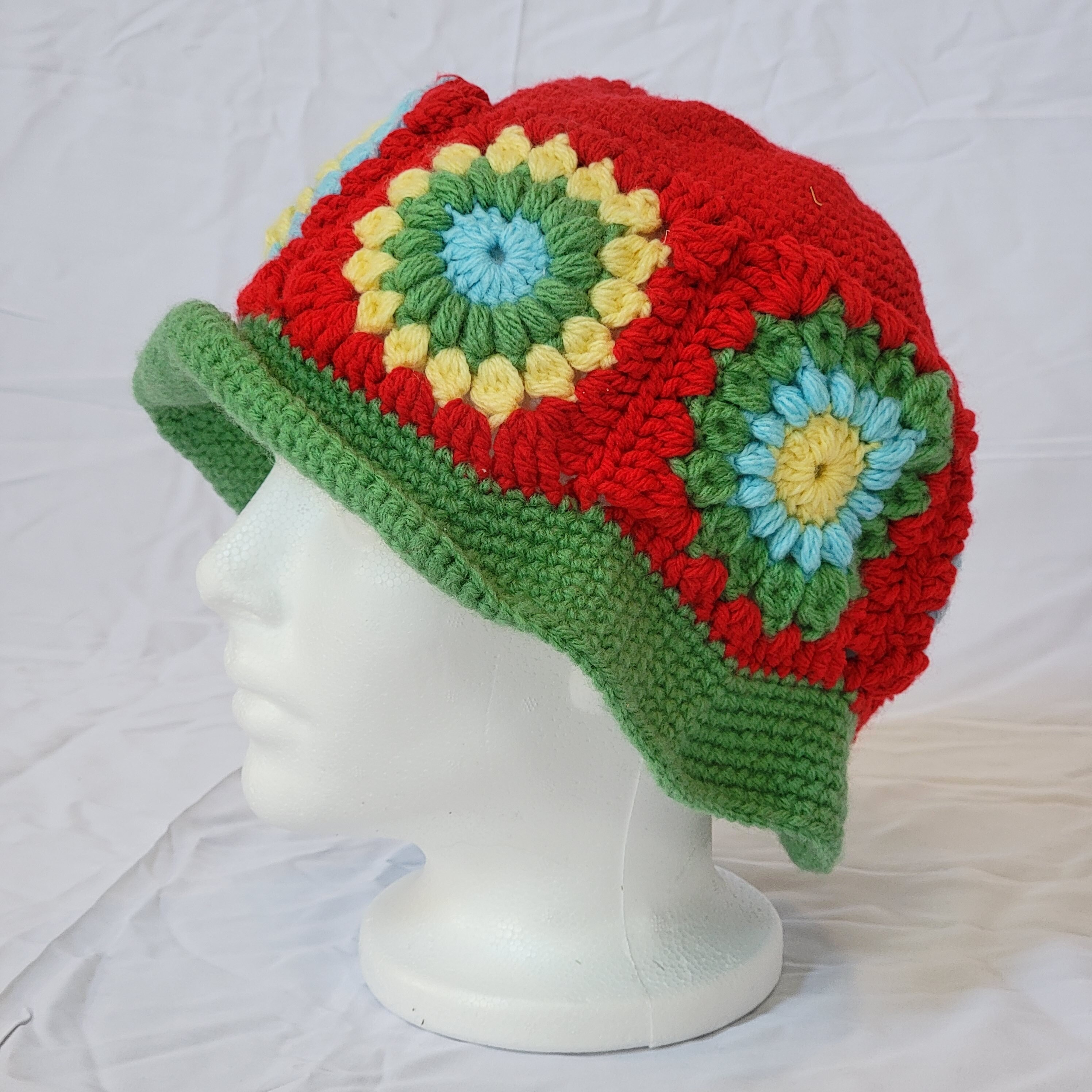 Crochet Flower Hat - Etsy