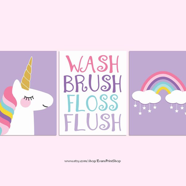 Rainbow Bathroom Etsy