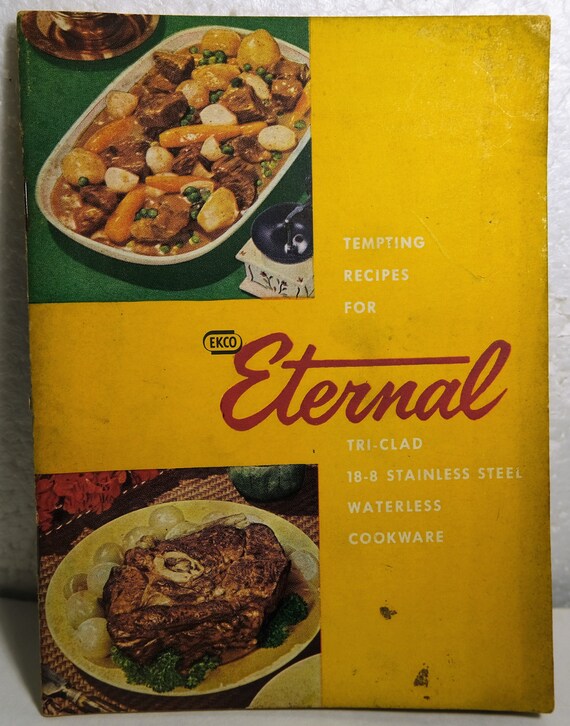 Vintage EKCO Eternal Ware Cookware Tempting Recipes Etsy