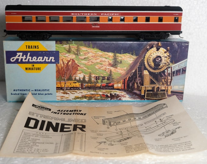 Athearn 1798 Daylight Diner HO Train Car Southern Pacific Has Kadee Couplers Etsy