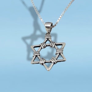 Star of David necklace, Jewish jewelry, Jewish gift