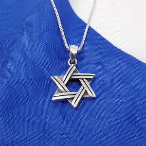 Men Star of David solid sterling silver