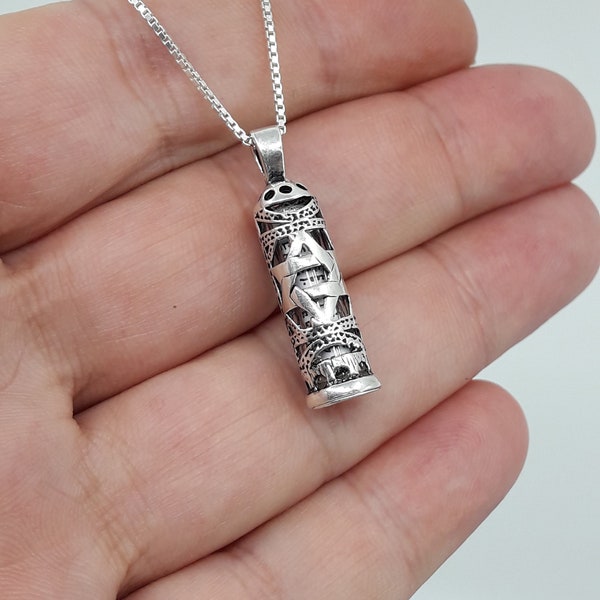 Mezuzah Necklace - Etsy