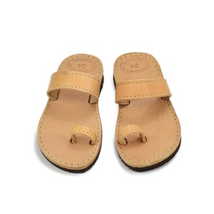 Baby Leather Sandals, Kids Slip on Sandals for Boys and Girls, Baby Shower Gift, Baptism Gift, Children Greek Sandals by LeatherStrata