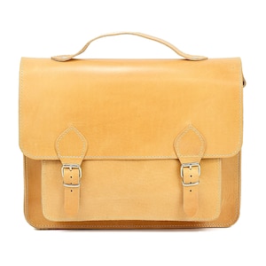 10 pouces femmes Messenger sac tablette porte-documents, sac à bandoulière en cuir de petite taille, fait à la main en cuir pleine fleur.