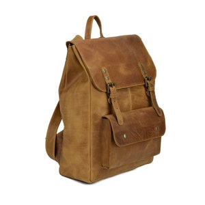 Leather Backpack Rucksack Womens Full Grain Leather Backpack Office Backpack Laptop Backpack Elegant Stylist Bag.