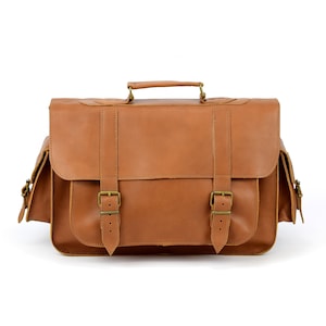 Cuir Messenger Bag Hommes Cuir Porte-documents Homme Portable Sac Cadeau pour hommes