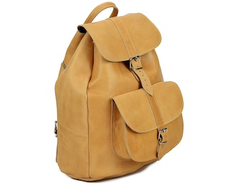 Full Grain Leather Backpack: Handmade Rucksack, Extra Large