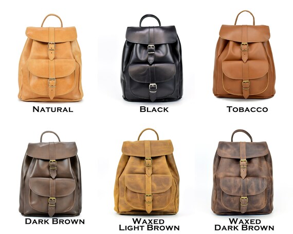 100 leather backpack