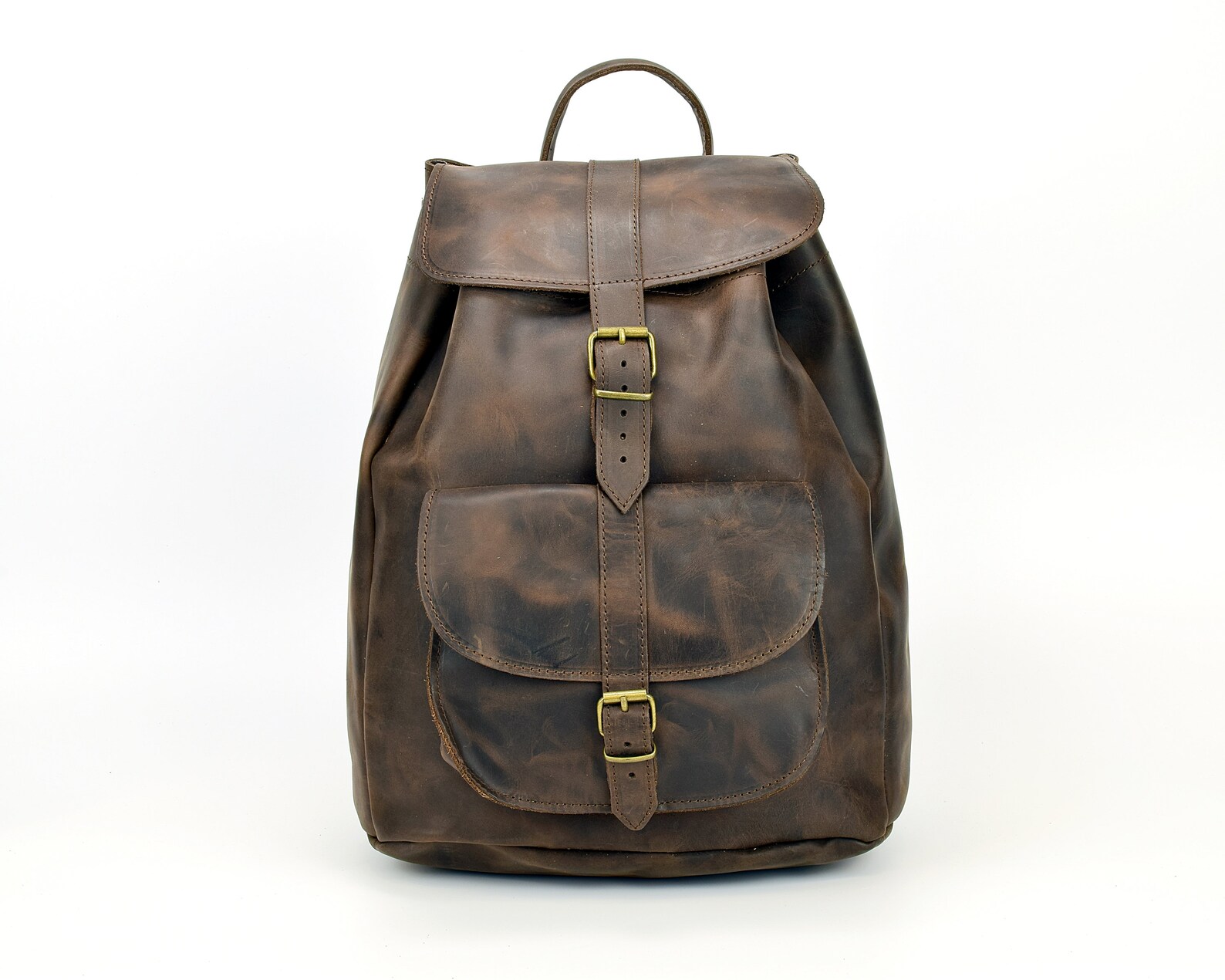 Extra Large Leather Backpack for Men and Women Handmade of Etsy