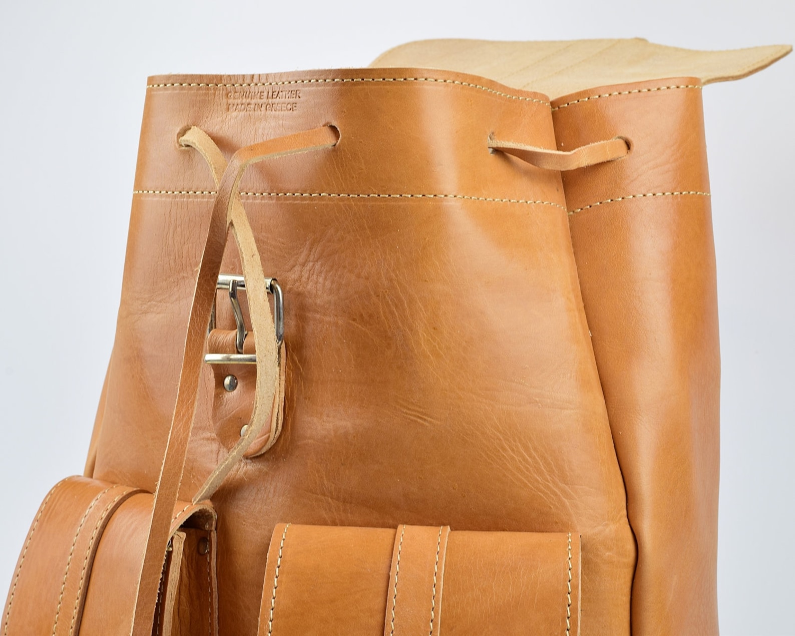 EXTRA LARGE Leather Backpack for Men or Women Handmade of Full Etsy