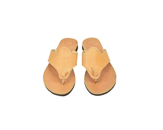 Flat Sandals Women, Leather Flip Flops from Full Grain Leather by LeatherStrata. Flat Sandals Women, Leather Flip Flops from Full Grain Leather by LeatherStrata.