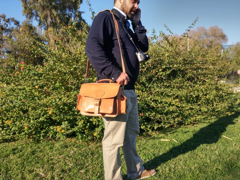 Leather Camera Bag Handmade of Full Grain Leather DSLR Camera Etsy