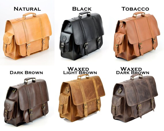 X large Leather Briefcase for Men Handmade Leather Messenger Bag for Full Grain Leather 17 Inch Laptop Bag Briefcase. Etsy Canada