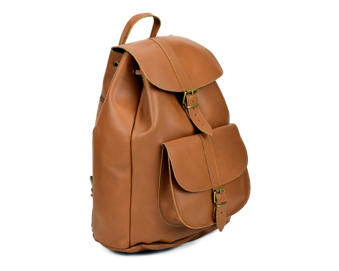 Unisex Leather Backpack, Laptop Backpack, College Backpack, EXTRA LARGE