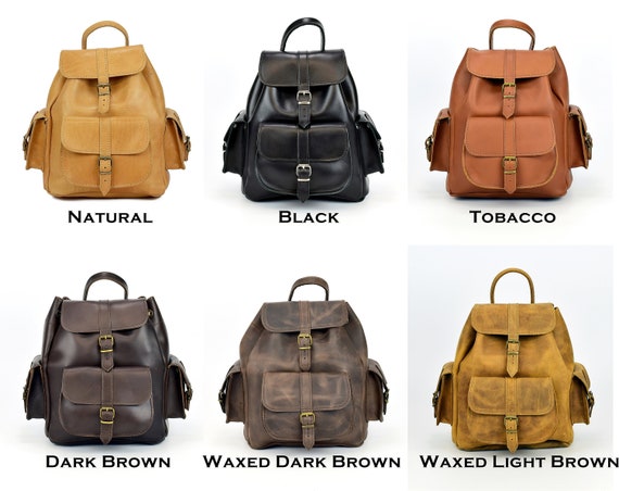 Leather Backpack for Women, Everyday Satchel Bag From Full  display picture 2