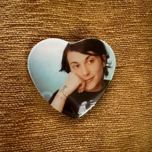 Frank Iero Heart Button: My Chemical Romance Emo Band Merch