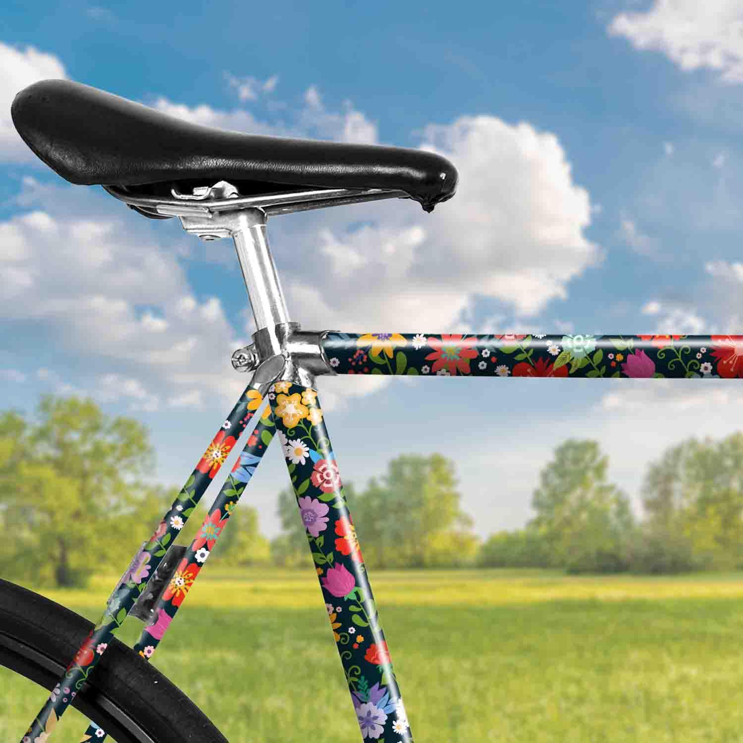 Topographic Clear Bike Wrap Chainstay Protector WilderWild High