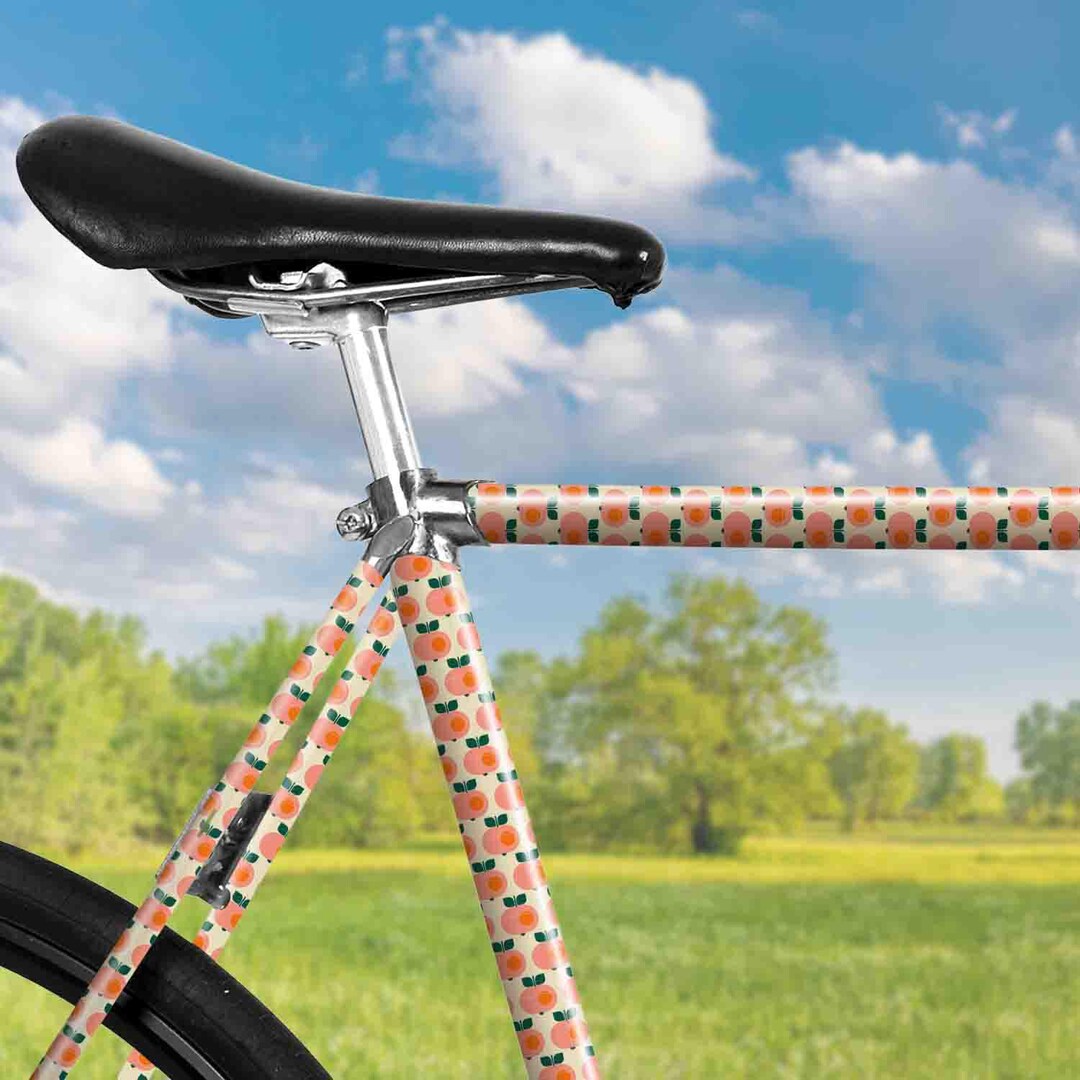 Bicycle Wrap With Sweet Apple Pattern - Pink Bonnie & Buttermilk Bini ...